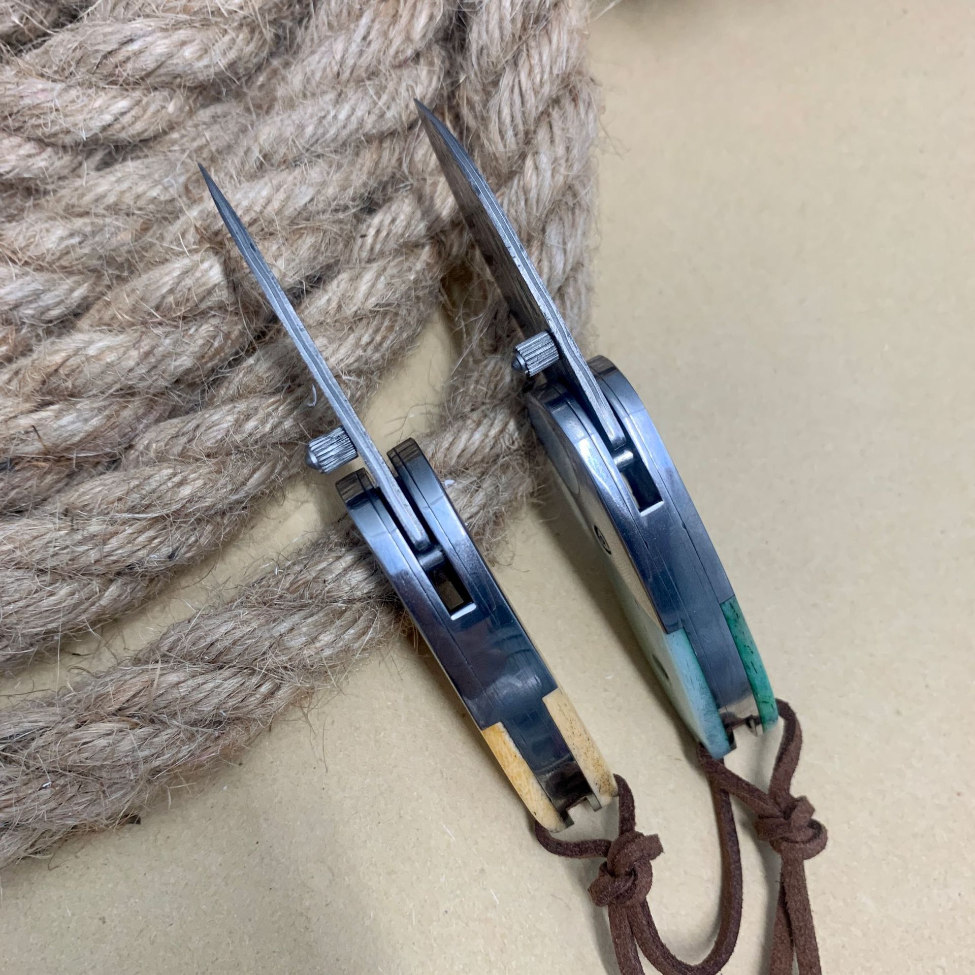 RHON Mini Size Thumb Open Pock - Edc Pocket Carry Fixed Blade บทวิจารณ์และราคา