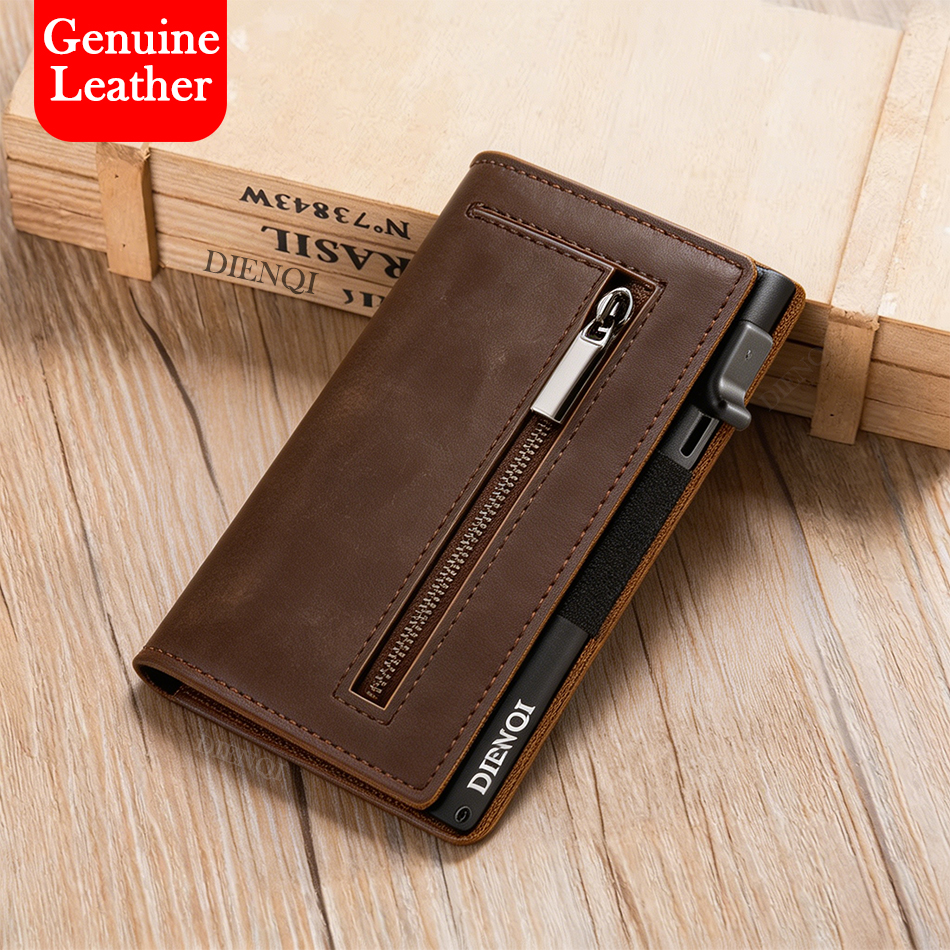 Cowhide Credit Card Holder Gen - Money Clip Magnetic บทวิจารณ์และราคา