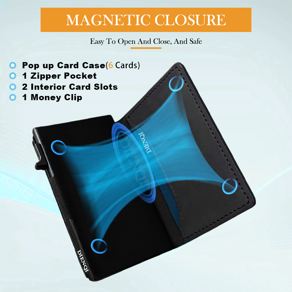 Cowhide Credit Card Holder Gen - Money Clip Magnetic บทวิจารณ์และราคา
