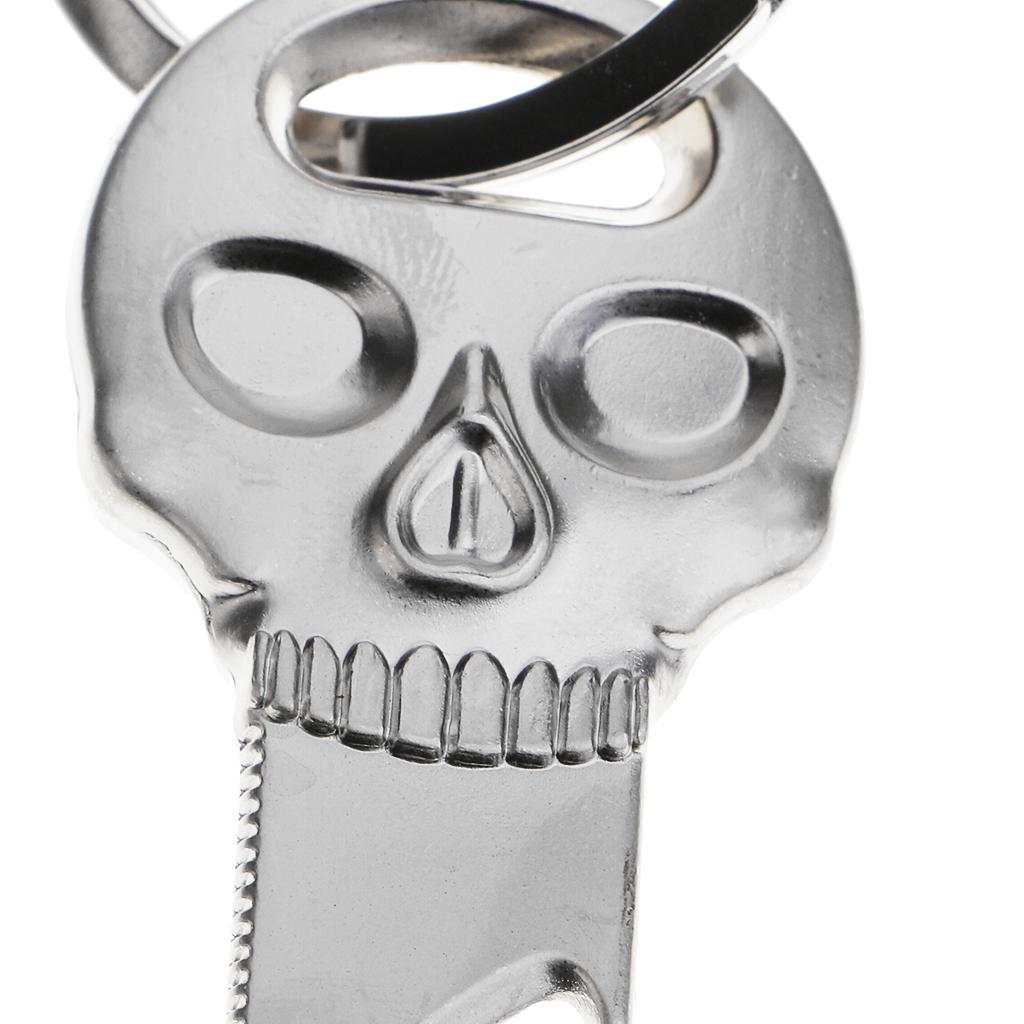 Metal Key Ring Punk Skull Keyc - Bottle Opener Keyring บทวิจารณ์และราคา