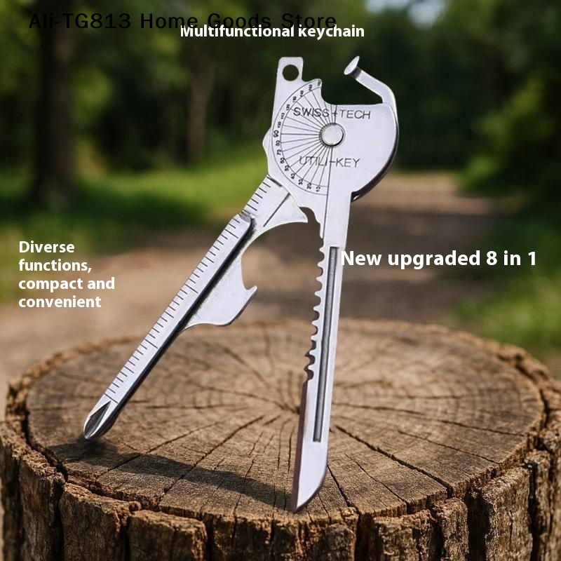 8-in-1 Multi-Tool Keychain For - Bottle Opener Keyring บทวิจารณ์และราคา