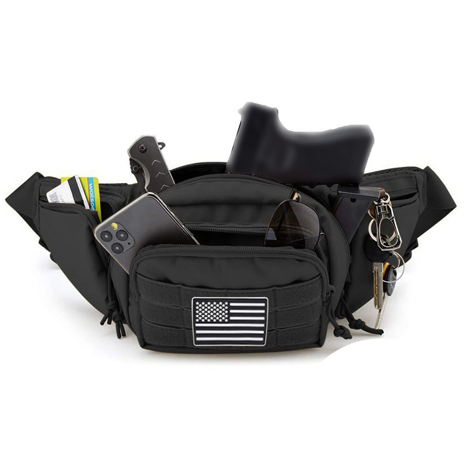 Tactical Fanny Pack Gun Holste - Edc Carry For Men บทวิจารณ์และราคา