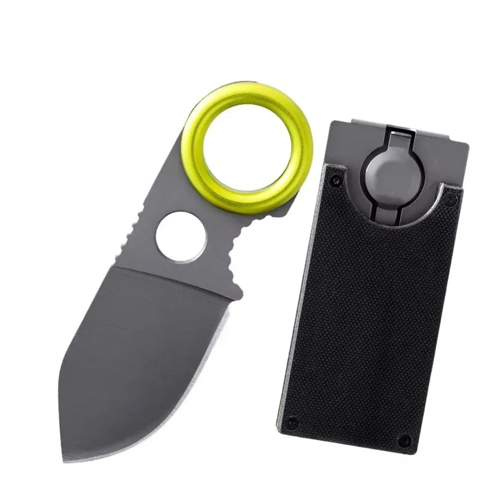 Mini EDC Ring Fixed Blade Knif - Edc Pocket Carry Fixed Blade บทวิจารณ์และราคา