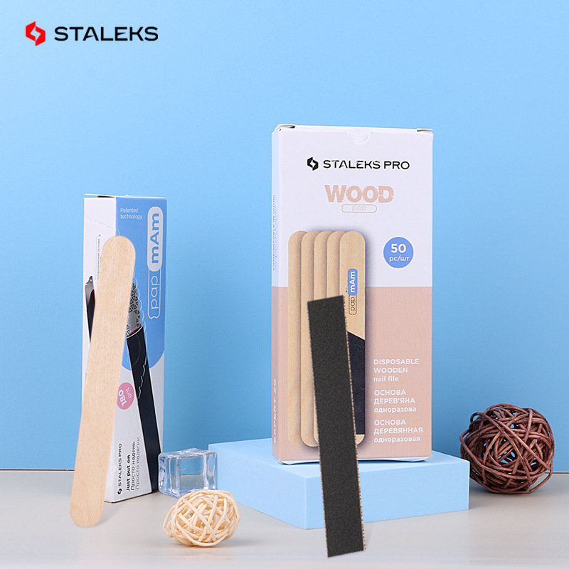 Staleks Wooden Stick Board Nai - Nail File Titanium บทวิจารณ์และราคา
