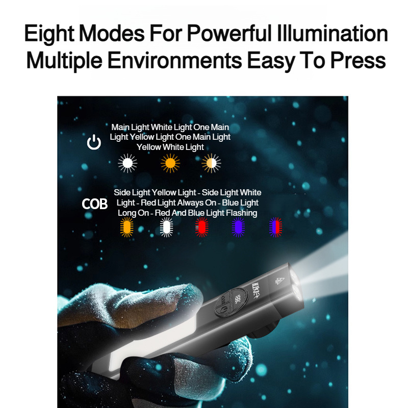 Multifunctional Flashlight Dua - Edc Car Carry บทวิจารณ์และราคา