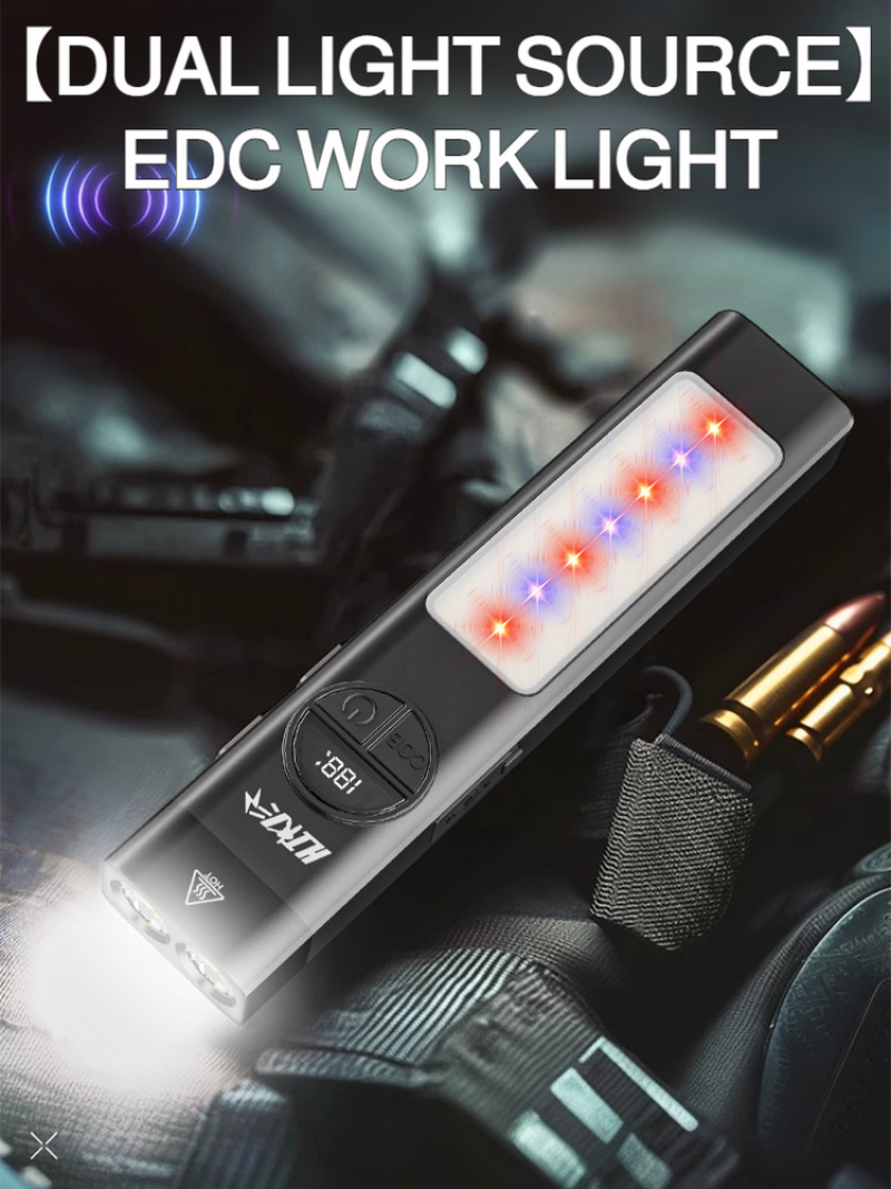 Multifunctional Flashlight Dua - Edc Car Carry บทวิจารณ์และราคา