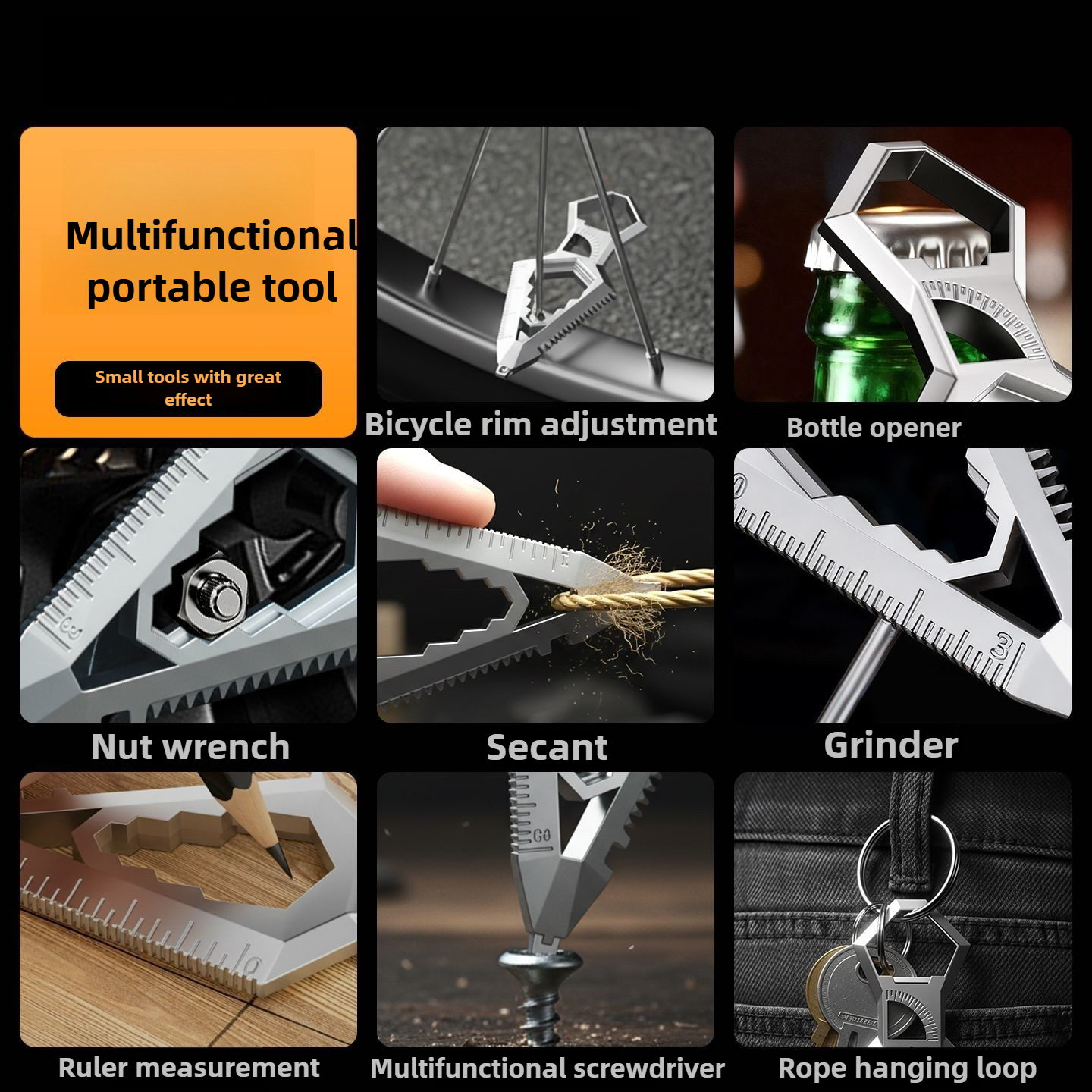 EDC Multitool 10-in-1 Portable - Edc Carry Accessories บทวิจารณ์และราคา