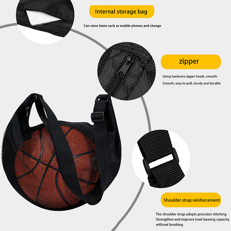 1PCS Single Ball Bag With Zipp - Edc Carry Bag บทวิจารณ์และราคา