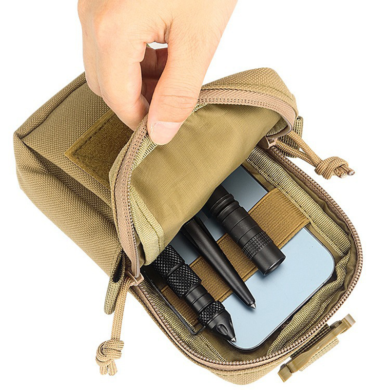 Molle Backpack Strap Bag Phone - Edc Carry Belt บทวิจารณ์และราคา