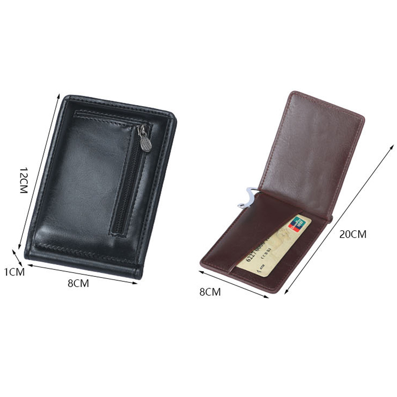 New Mini Men's Leather Money C - Money Clip Magnetic บทวิจารณ์และราคา