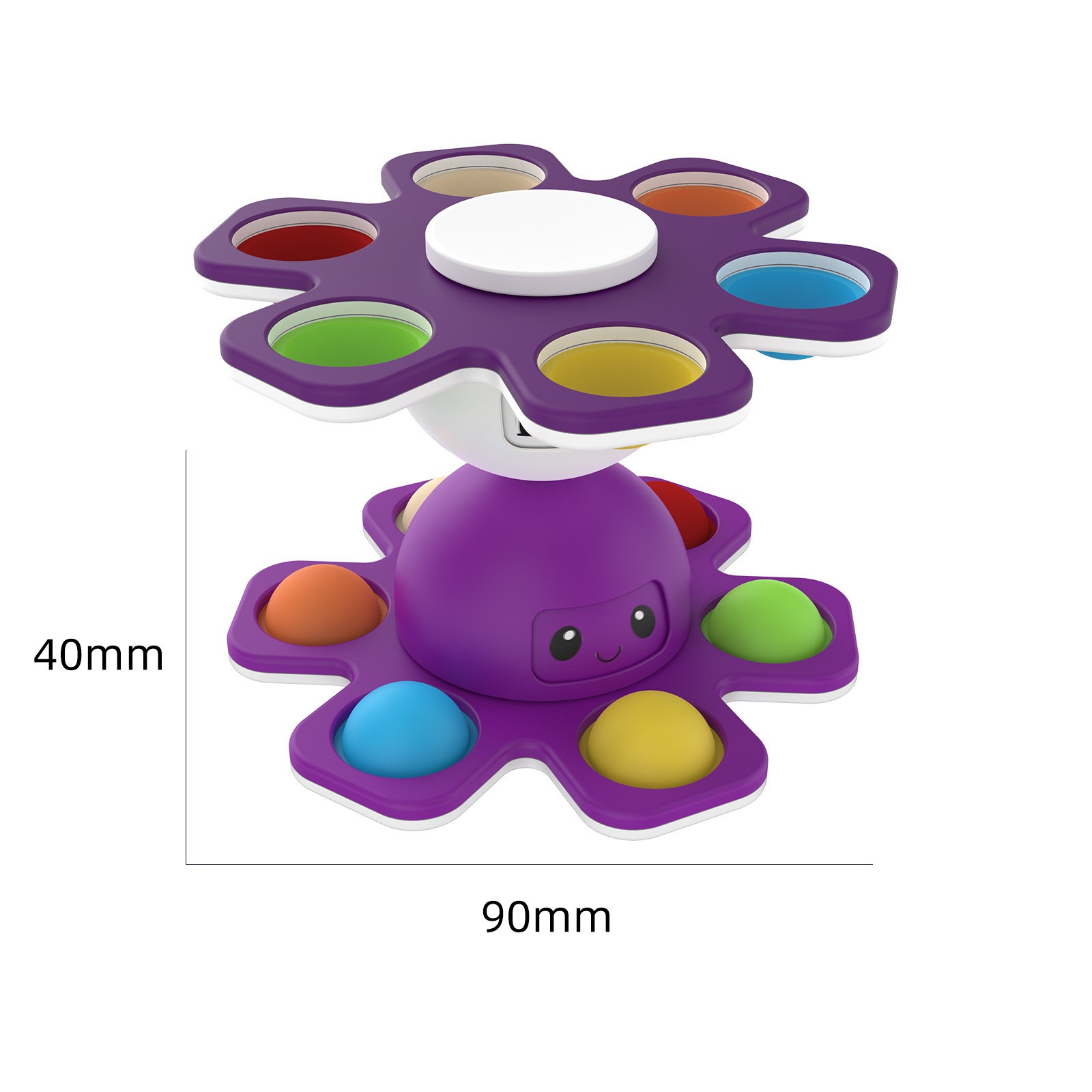 1PCS New Anti Stress Push Bubb - Fidget Spinner Bearing บทวิจารณ์และราคา